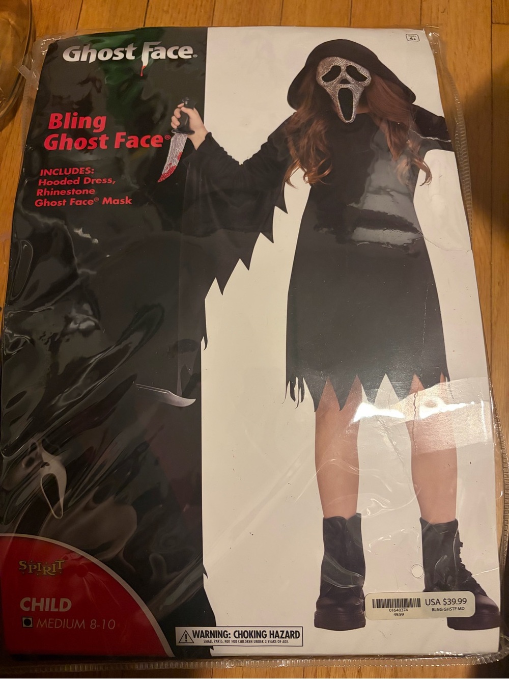 Ghost face costume